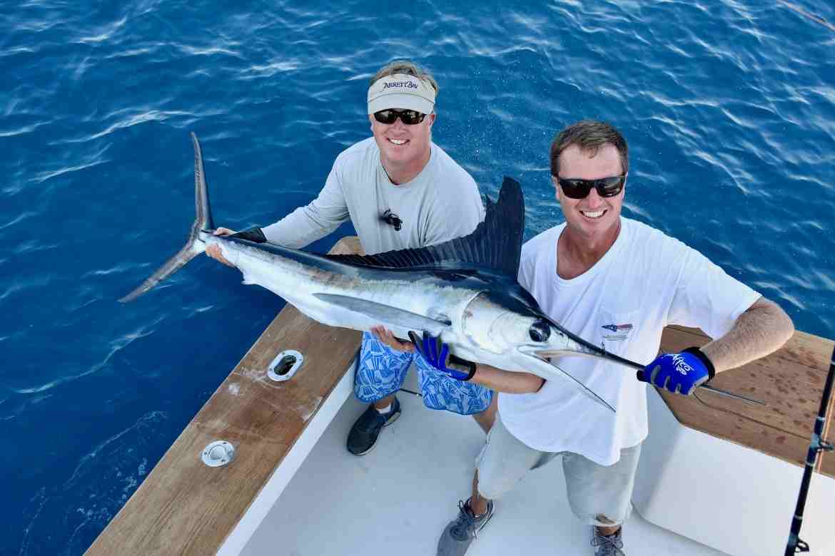 White marlin caught off the North Carolina Coast