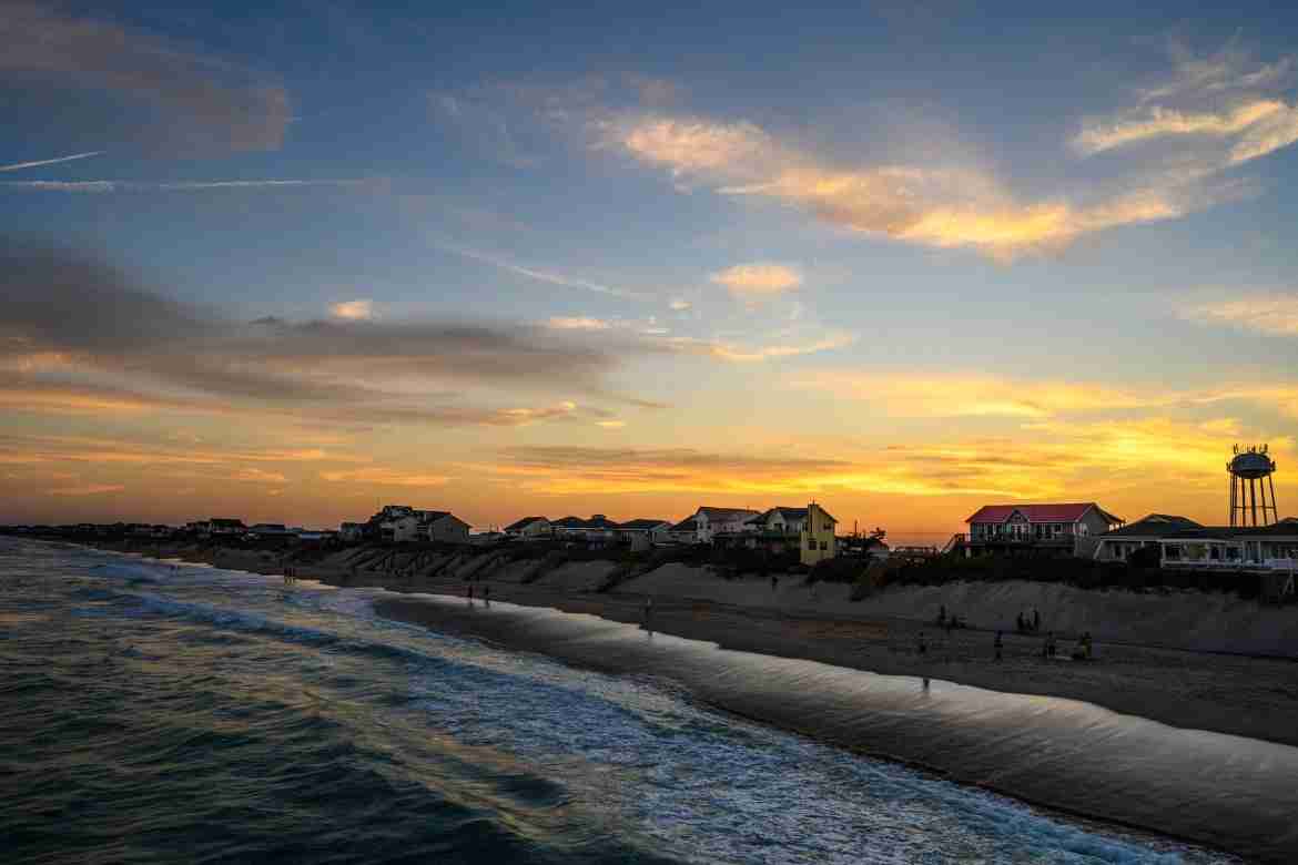 What are the beaches like in Topsail Island, NC?