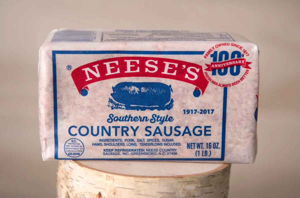 Best Sausage is Neese Country Sausage from Greensboro NC