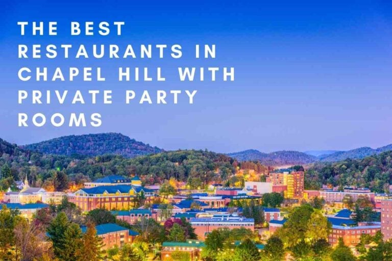 Chapel Hill Restaurants With Private Party Rooms