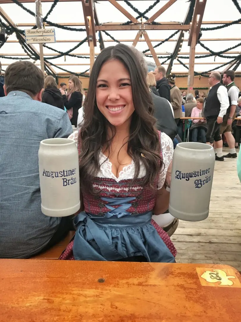 Tara Burgess at Oktoberfest in Germany